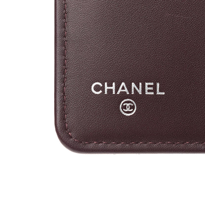 Chanel Caviar Quilted Zipped Pocket Wallet Burgundy 5 of 8