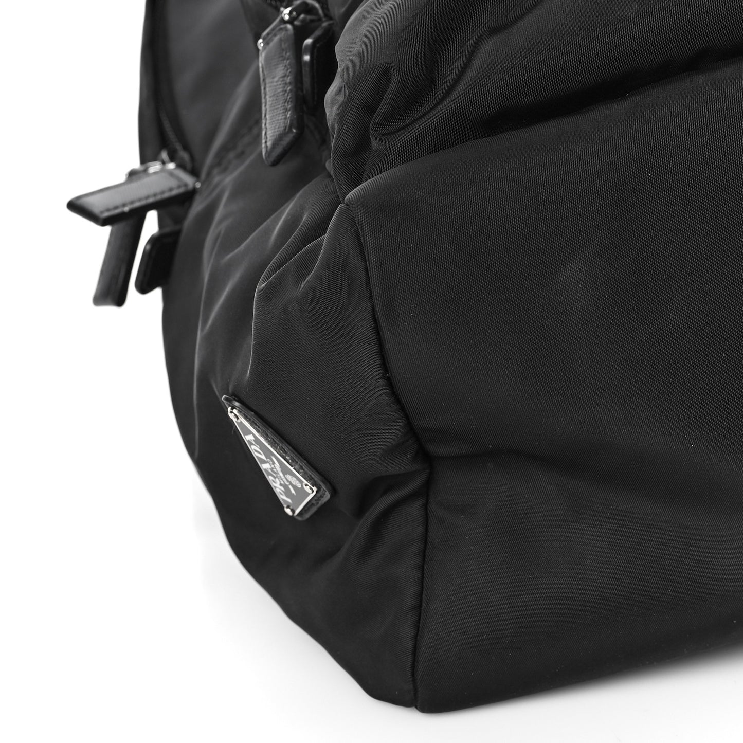 Nylon Tessuto Saffiano Backpack Black