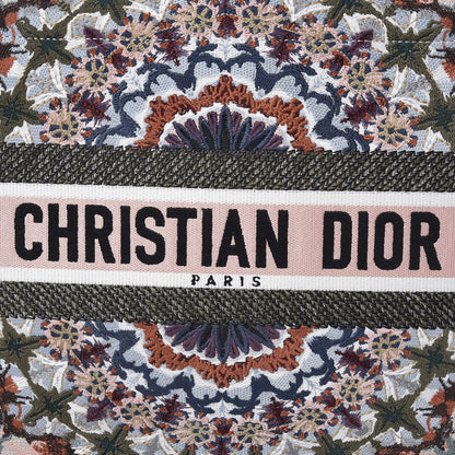 Christian Dior Canvas KaleiDioroscopic Embroidered Medium Book Tote Multicolor 8 of 10
