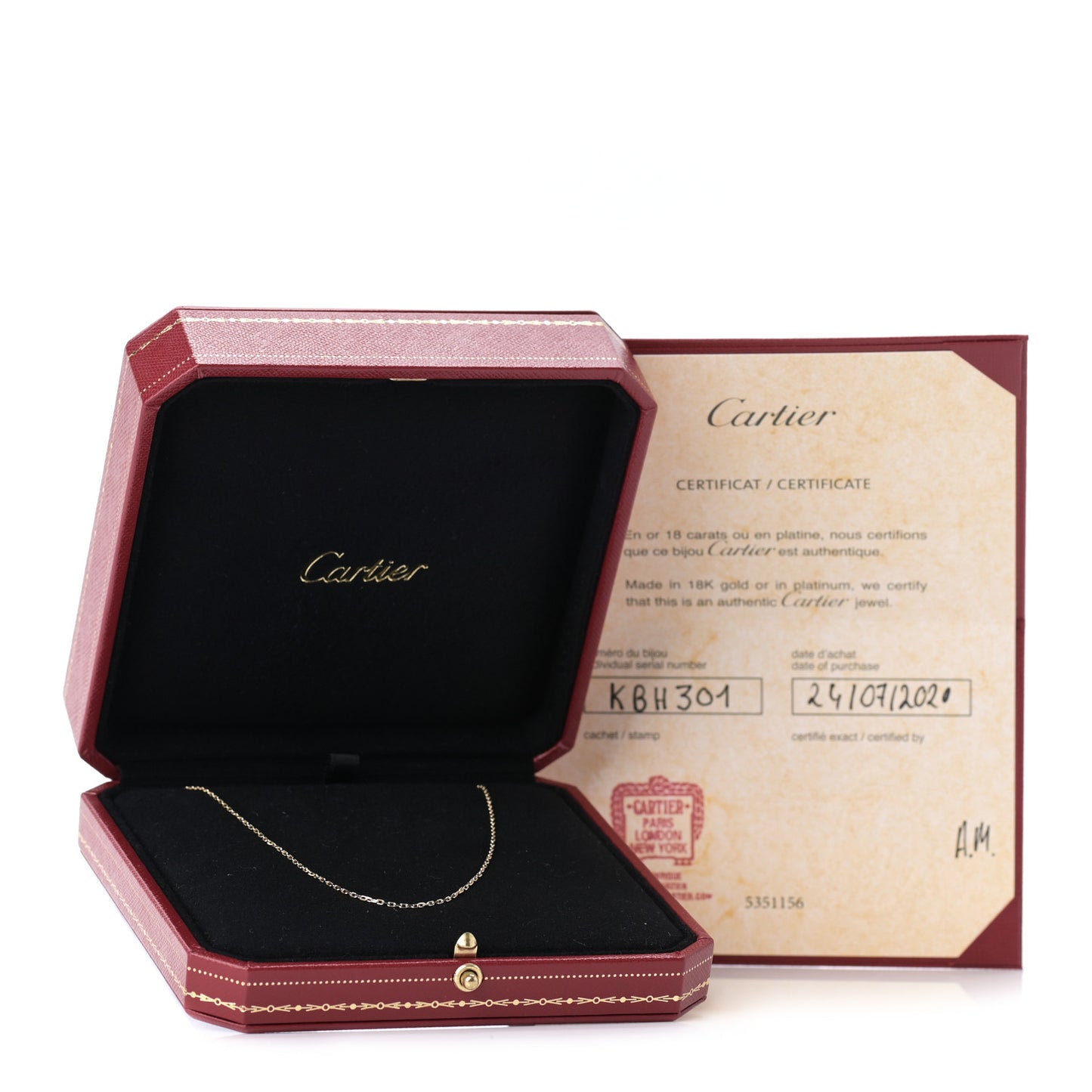 18K Yellow Gold Chain Necklace