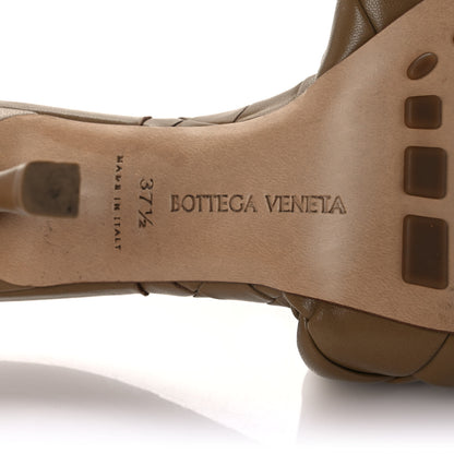 Bottega Veneta Nappa Maxi Intrecciato Lido 90mm Mule Sandals 37.5 Fudge 6 of 7