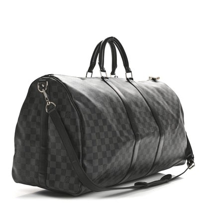 Louis Vuitton Damier Graphite Keepall Bandouliere 55 2 of 15