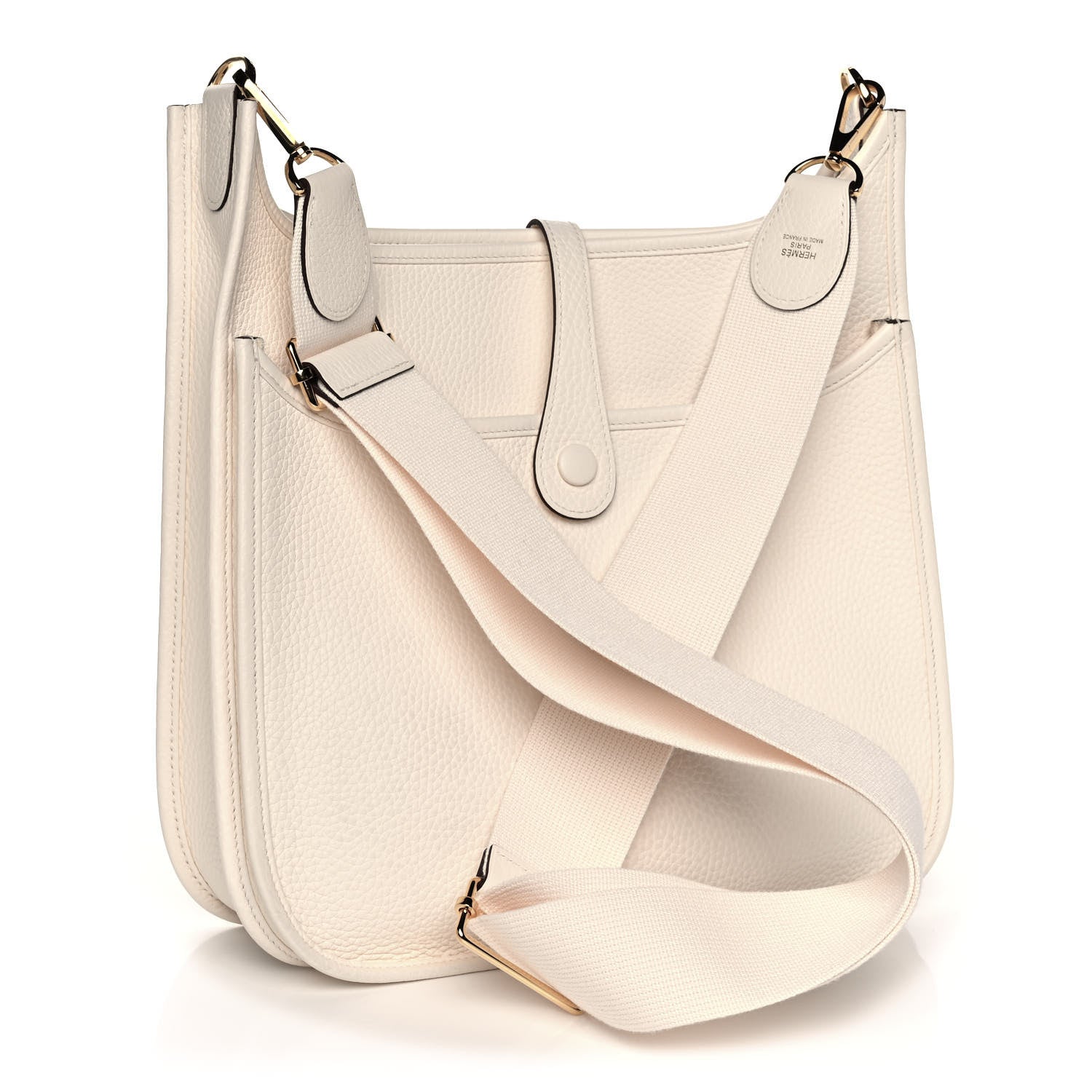 Hermes Taurillon Clemence Evelyne III PM Nata 3 of 11