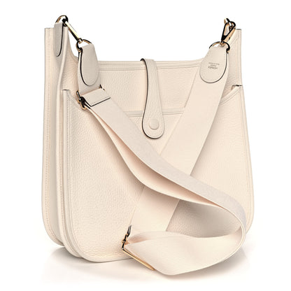Hermes Taurillon Clemence Evelyne III PM Nata 3 of 11