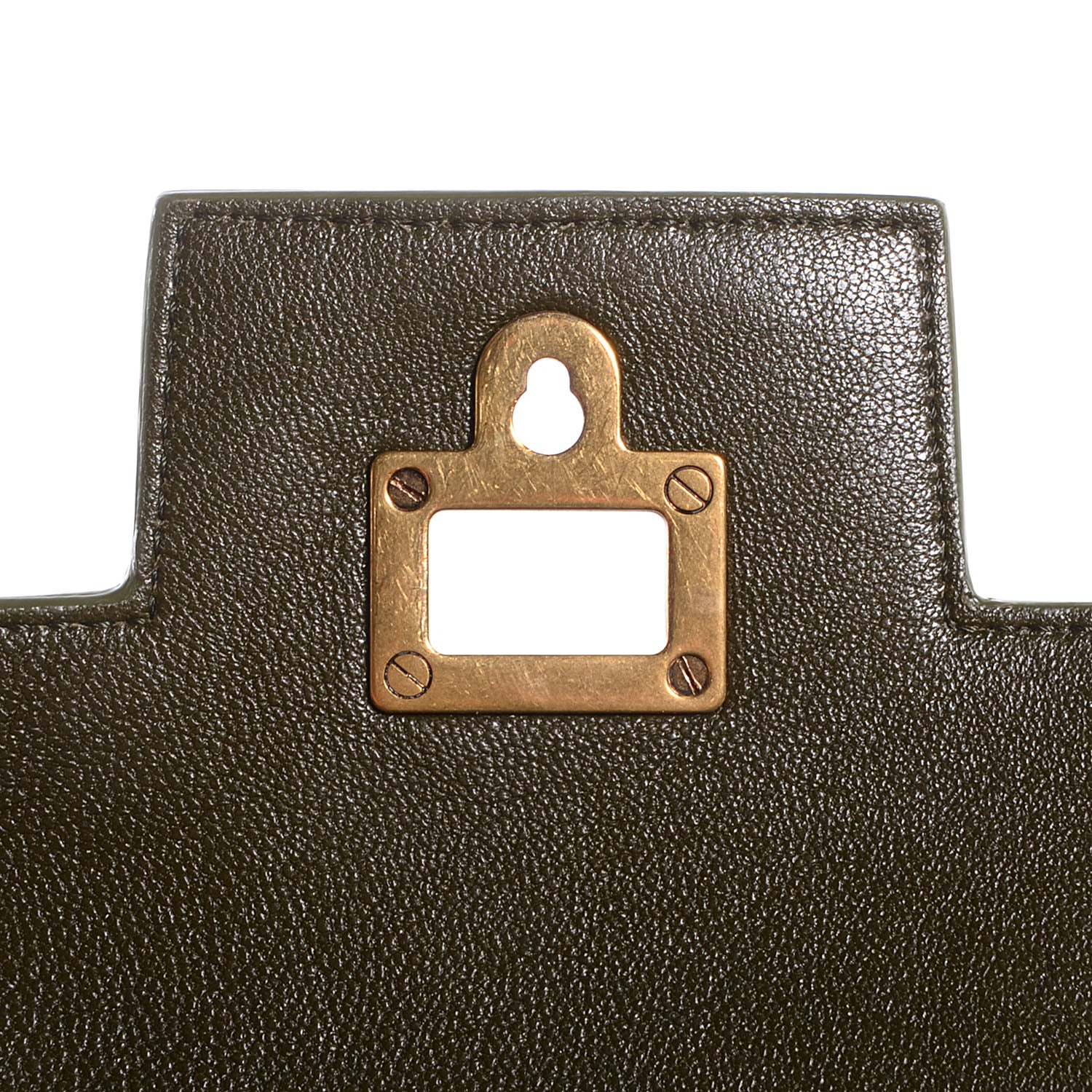 Proenza Schouler Leather PS1 Mini Messenger Bag Military 9 of 10