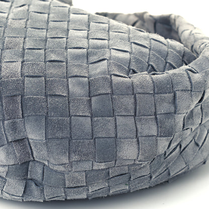 Bottega Veneta Suede Calfskin Intrecciato Teen Jodie Hobo Thunder 10 of 10