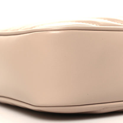 Saint Laurent Calfskin Matelasse Monogram Lou Camera Bag Marble Pink 9 of 10