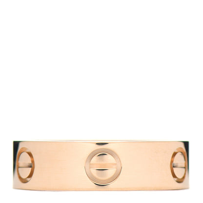 Cartier 18K Yellow Gold 5.5mm LOVE Ring 55 7.25 1 of 5