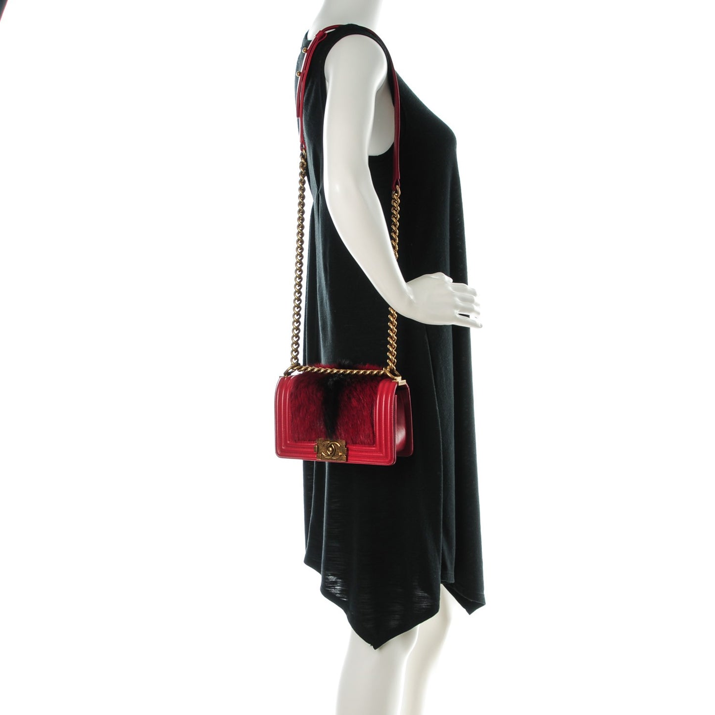 Goat Hair Small Boy Flap Red