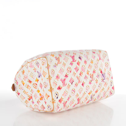 Louis Vuitton Watercolor Aquarelle Speedy 35 White 4 of 8