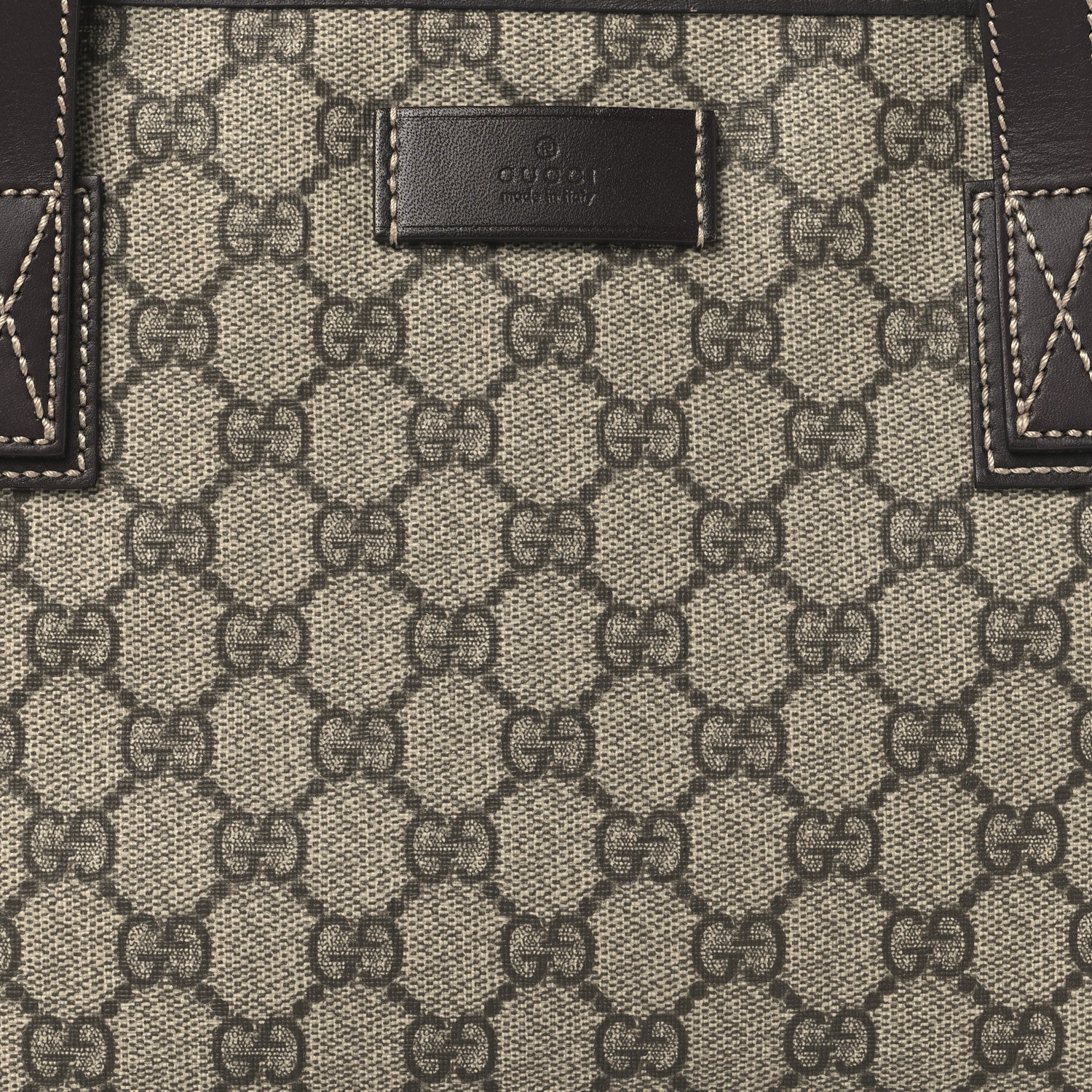 Gucci GG Supreme Monogram Small Joy Tote Dark Brown 8 of 10