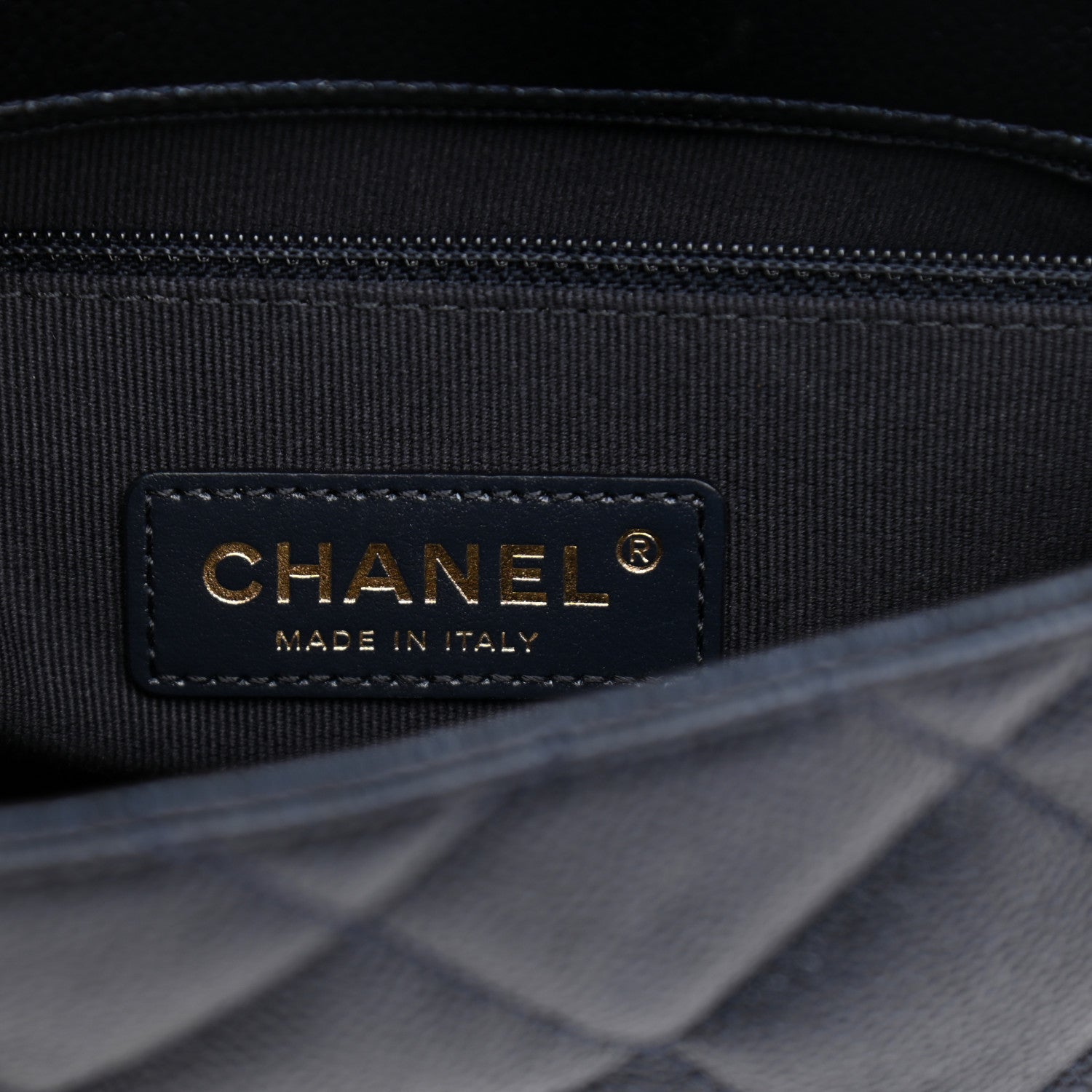 Chanel Iridescent Caviar Quilted Mini My Perfect Flap Dark Blue 6 of 15