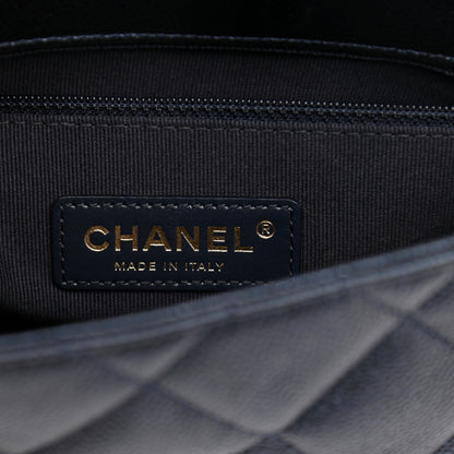 Chanel Iridescent Caviar Quilted Mini My Perfect Flap Dark Blue 6 of 15