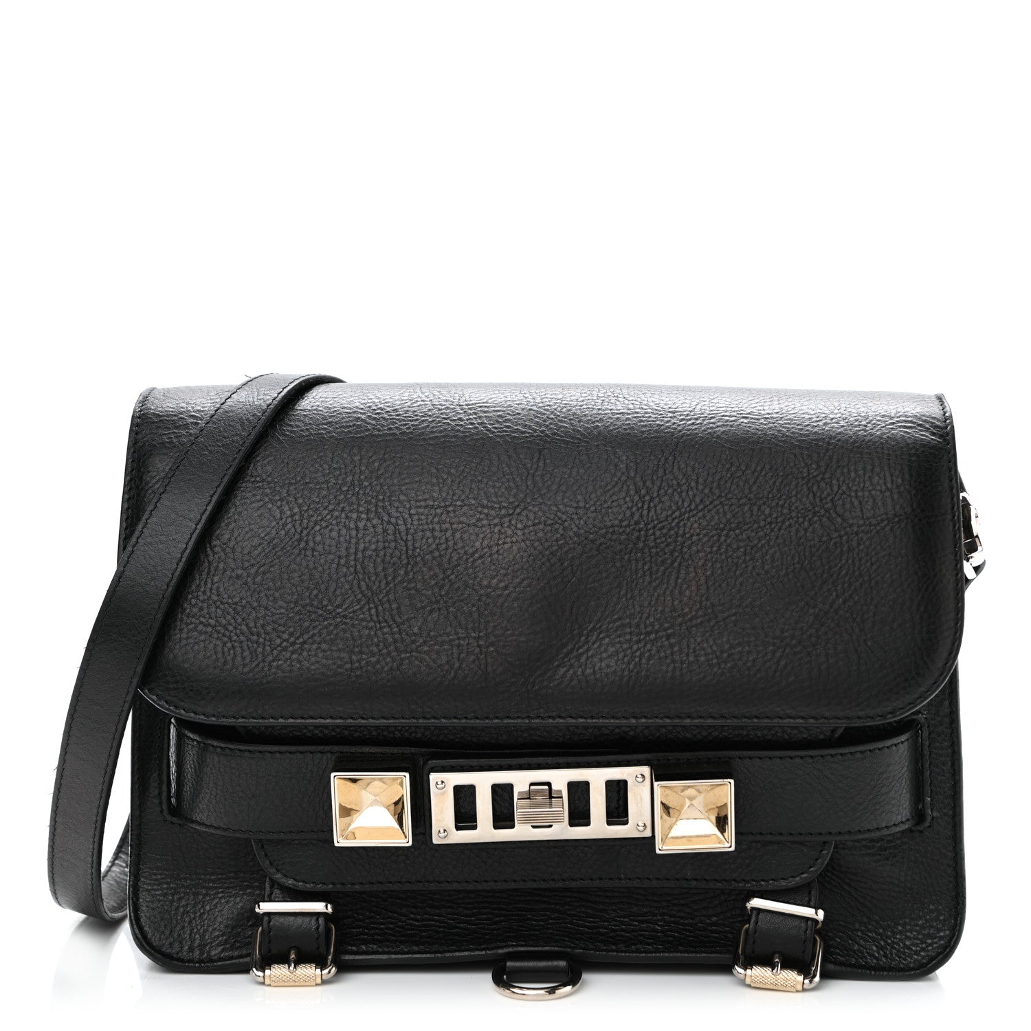 Proenza Schouler Smooth Calfskin Mini PS11 Classic Shoulder Bag Black 1 of 16