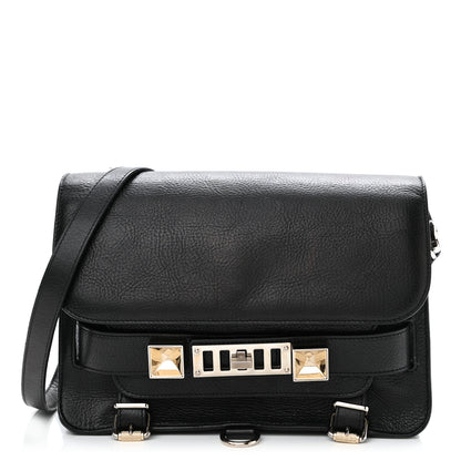 Proenza Schouler Smooth Calfskin Mini PS11 Classic Shoulder Bag Black 1 of 16