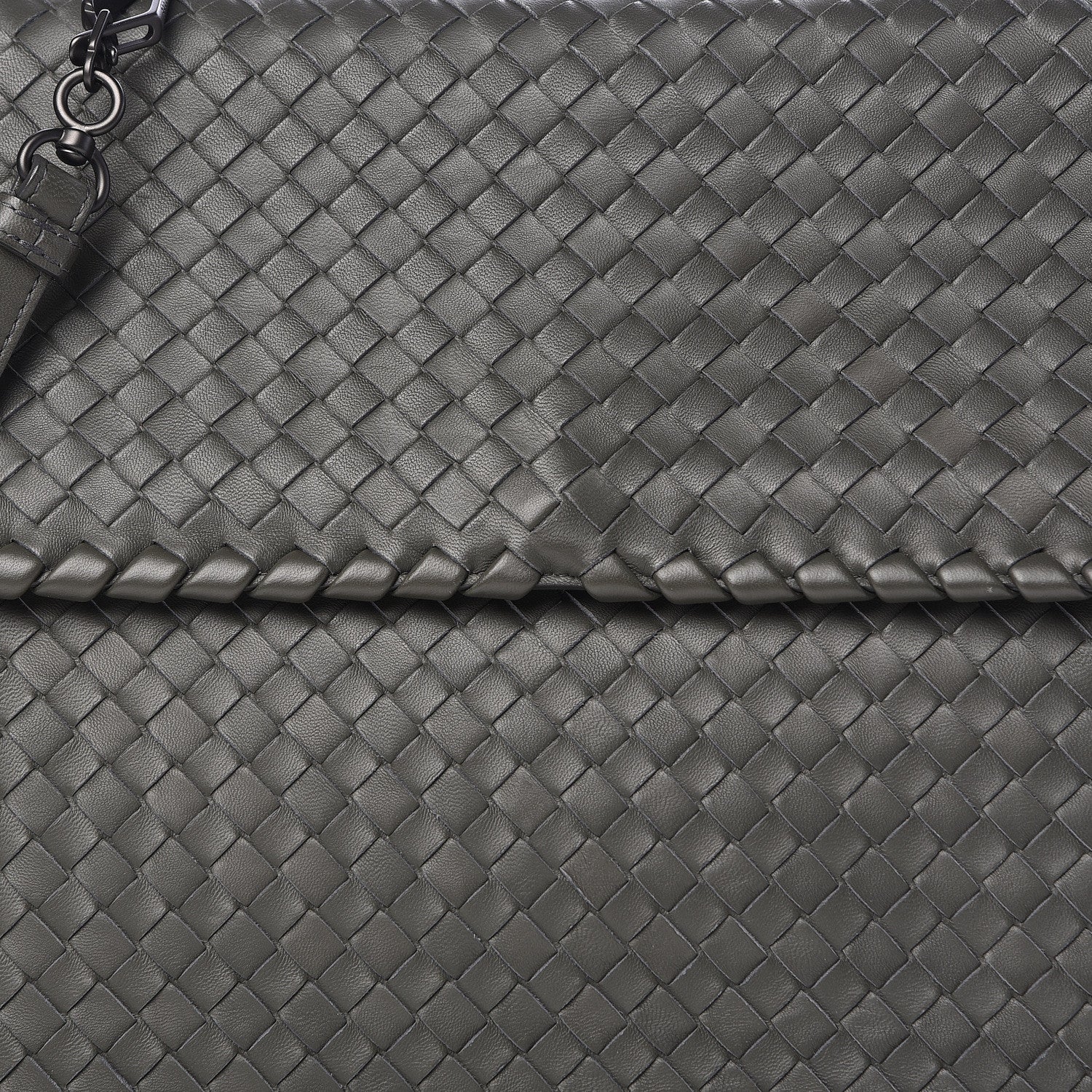 Bottega Veneta Nappa Intrecciato Large Olimpia Bag Light Grey 10 of 10