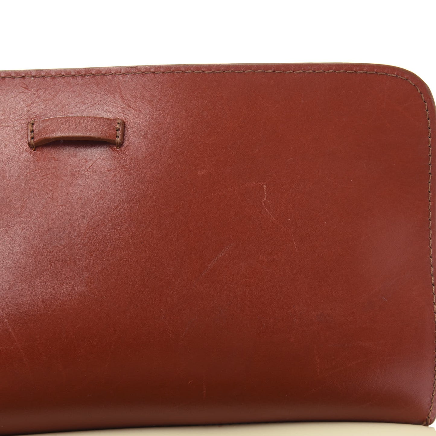 Calfskin Mini Lady Bag Brandy Cleo