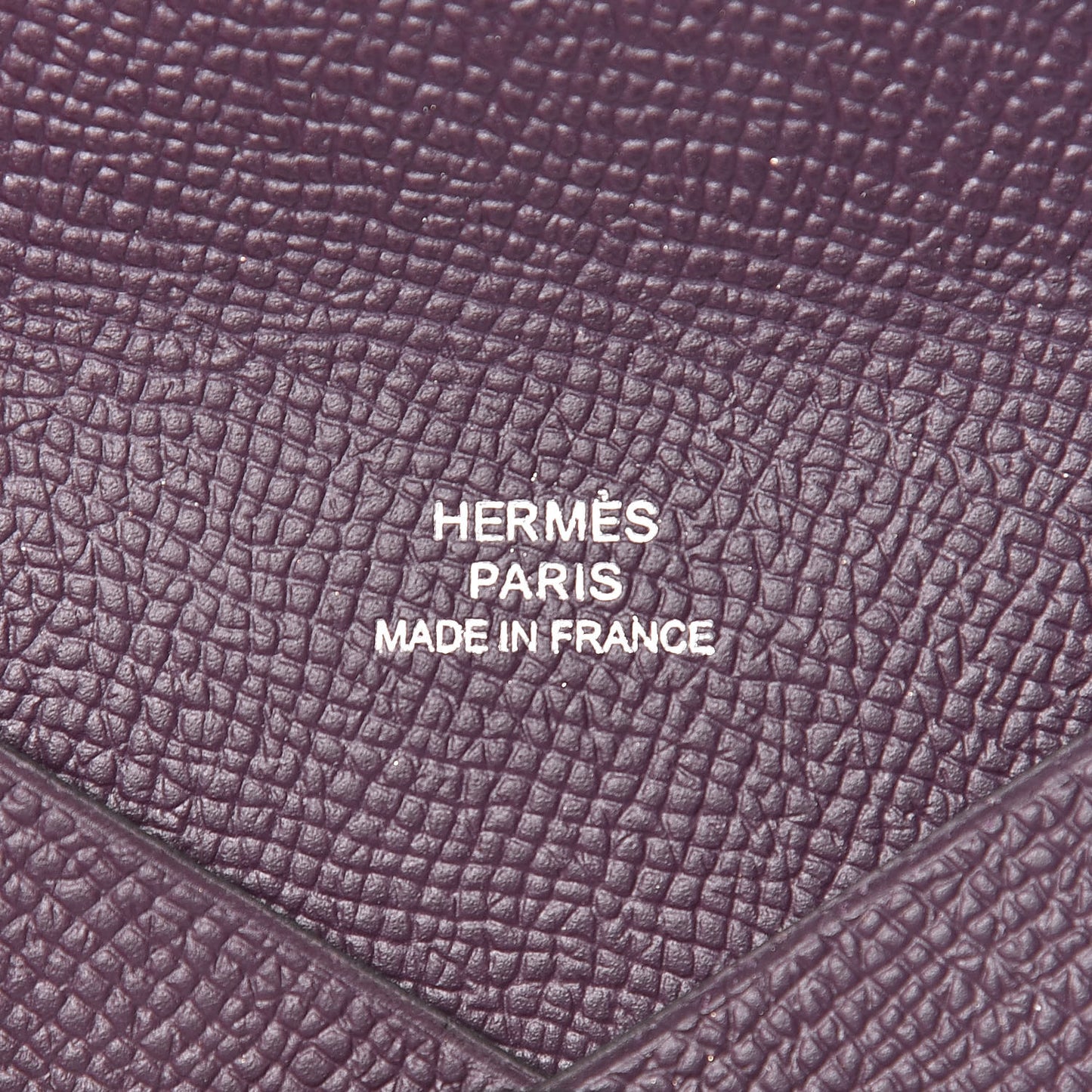 Epsom Calvi Card Case Raisin