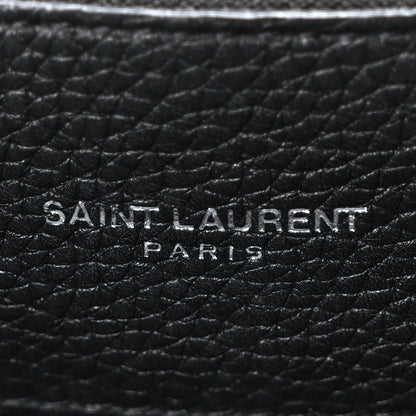 Saint Laurent Grained Calfskin Small Supple Sac De Jour Black 6 of 10