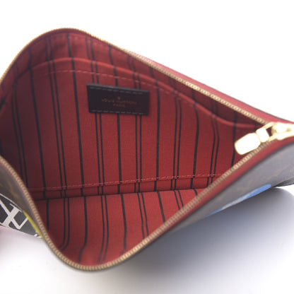 Louis Vuitton Monogram World Tour Neverfull MM GM Pochette 5 of 8