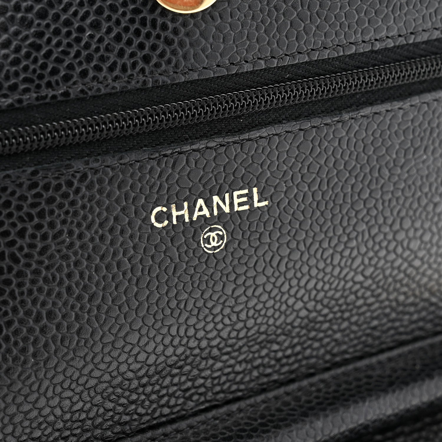 Chanel Caviar Quilted Wallet on Chain WOC Black 6 of 12