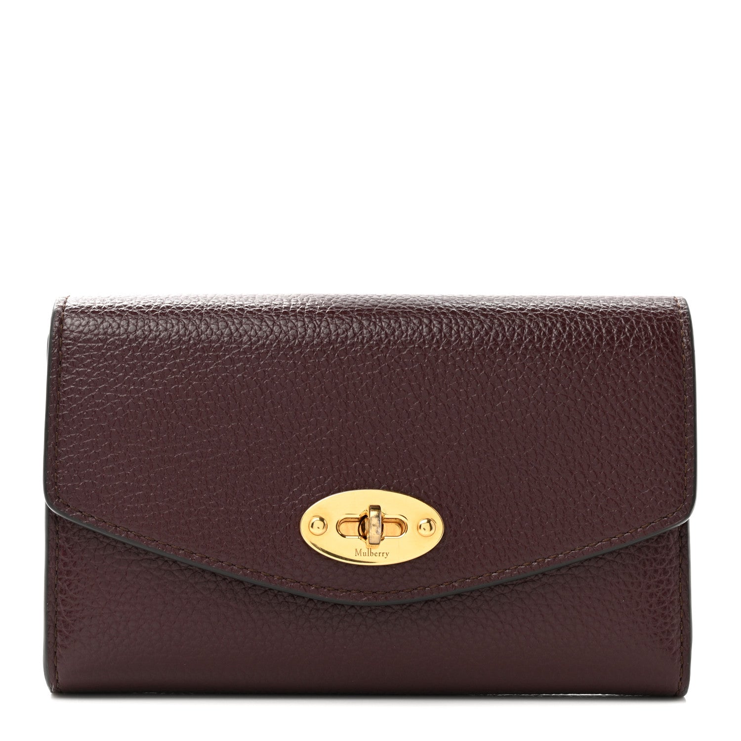 Mulberry Classic Grain Medium Darley Wallet Oxblood 1 of 8