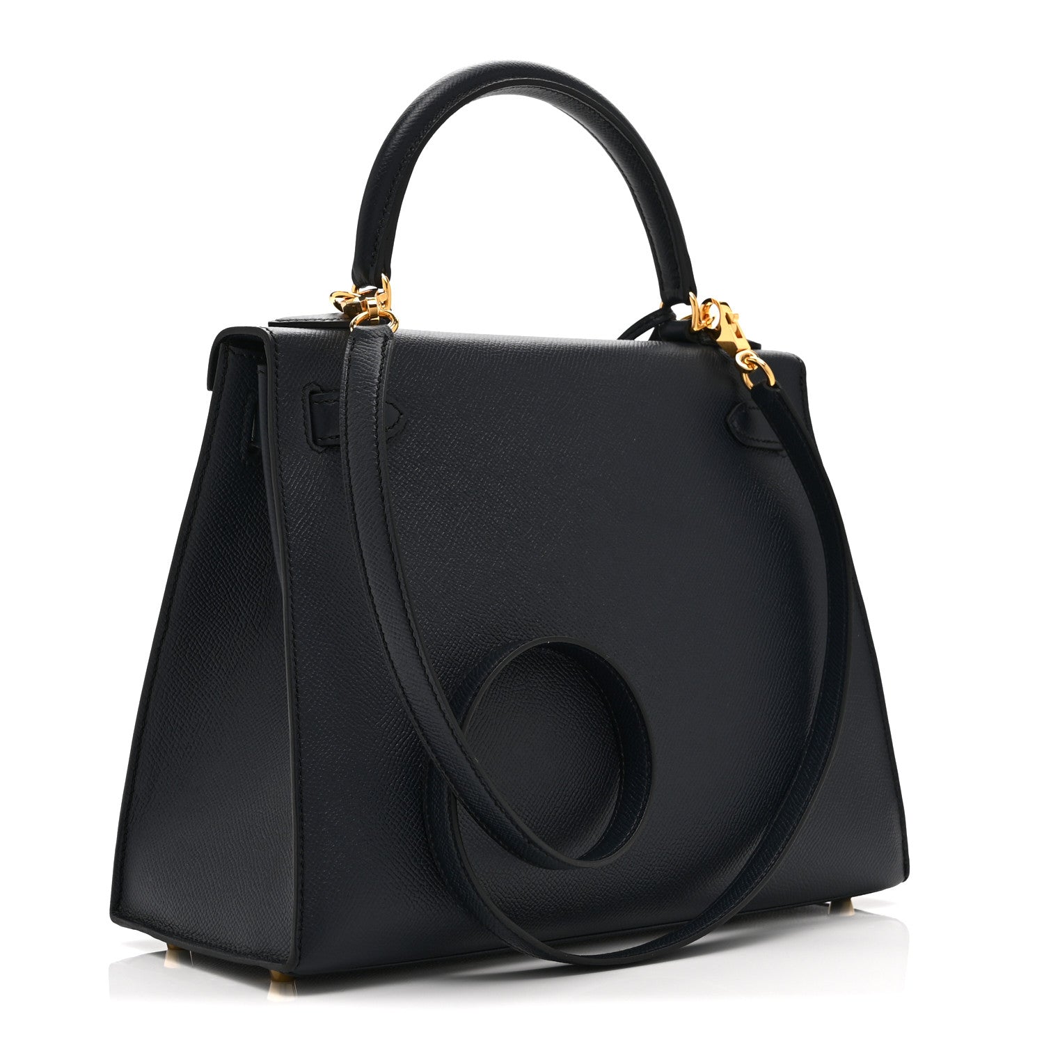Hermes Epsom Kelly Sellier 28 Bleu Indigo 3 of 10