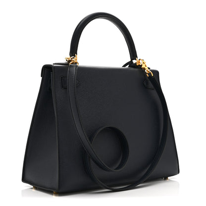 Hermes Epsom Kelly Sellier 28 Bleu Indigo 3 of 10