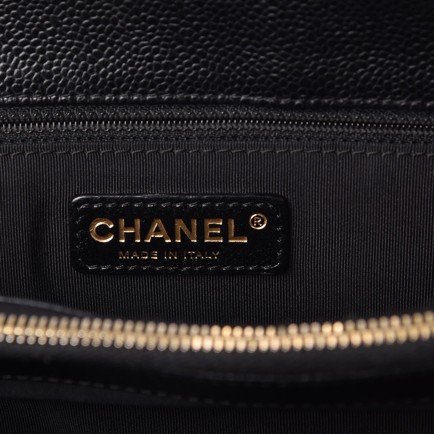 Chanel Caviar Quilted Grand Shopping Tote GST Black 6 of 10