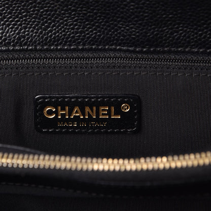 Chanel Caviar Quilted Grand Shopping Tote GST Black 6 of 10