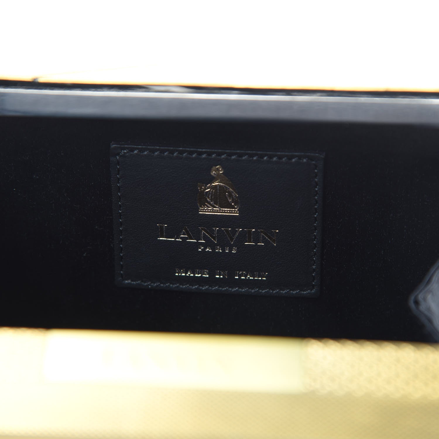 Lanvin Metal Tassel Evening Bag Gold 6 of 10