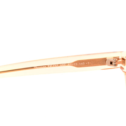 Tom Ford Thomas Sunglasses TF732 Transparent Pink 6 of 8