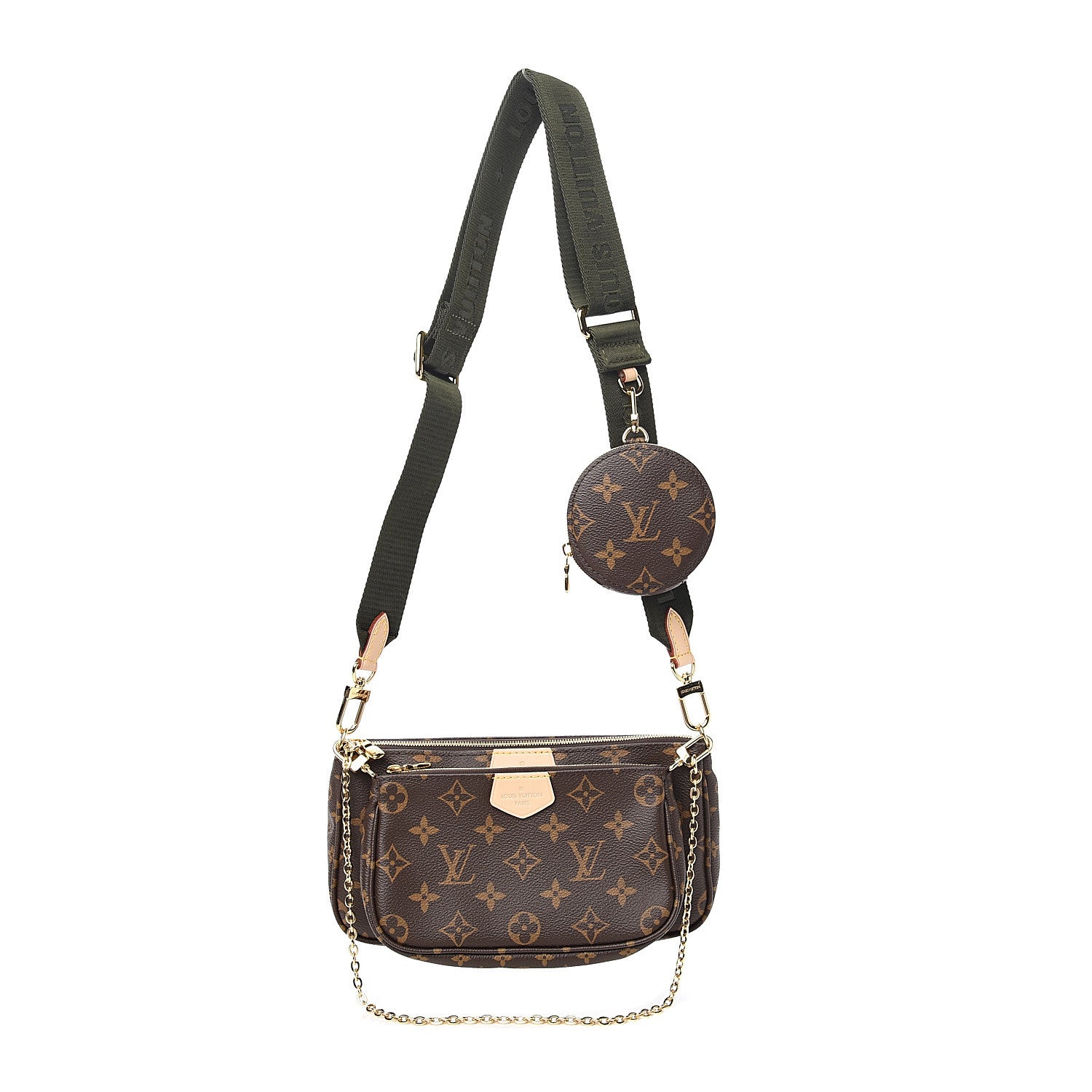 Louis Vuitton Monogram Multi Pochette Accessories Kaki 1 of 10