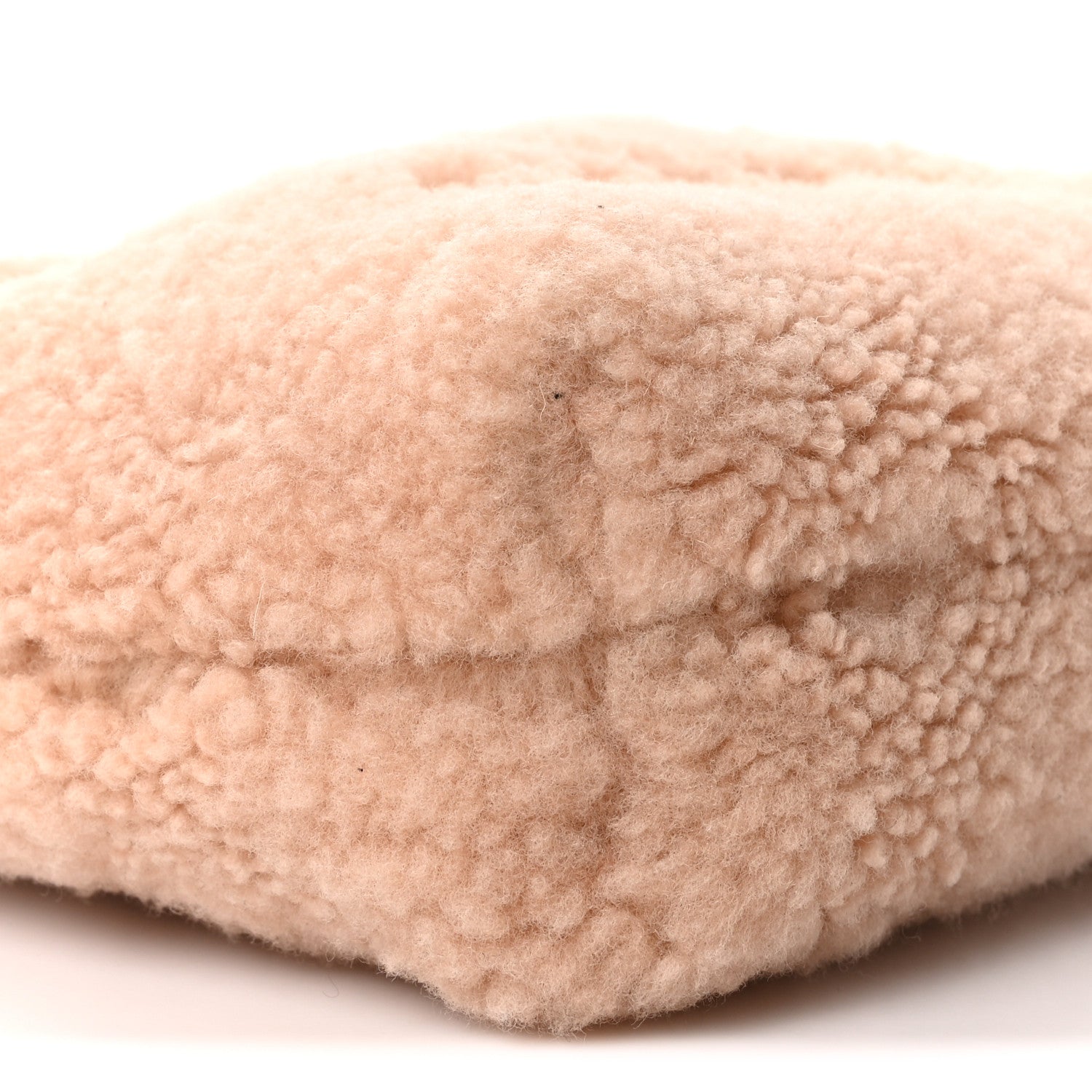 Chanel Aged Lambskin Shearling Quilted Small Chanel 22 Light Pink 9 of 11