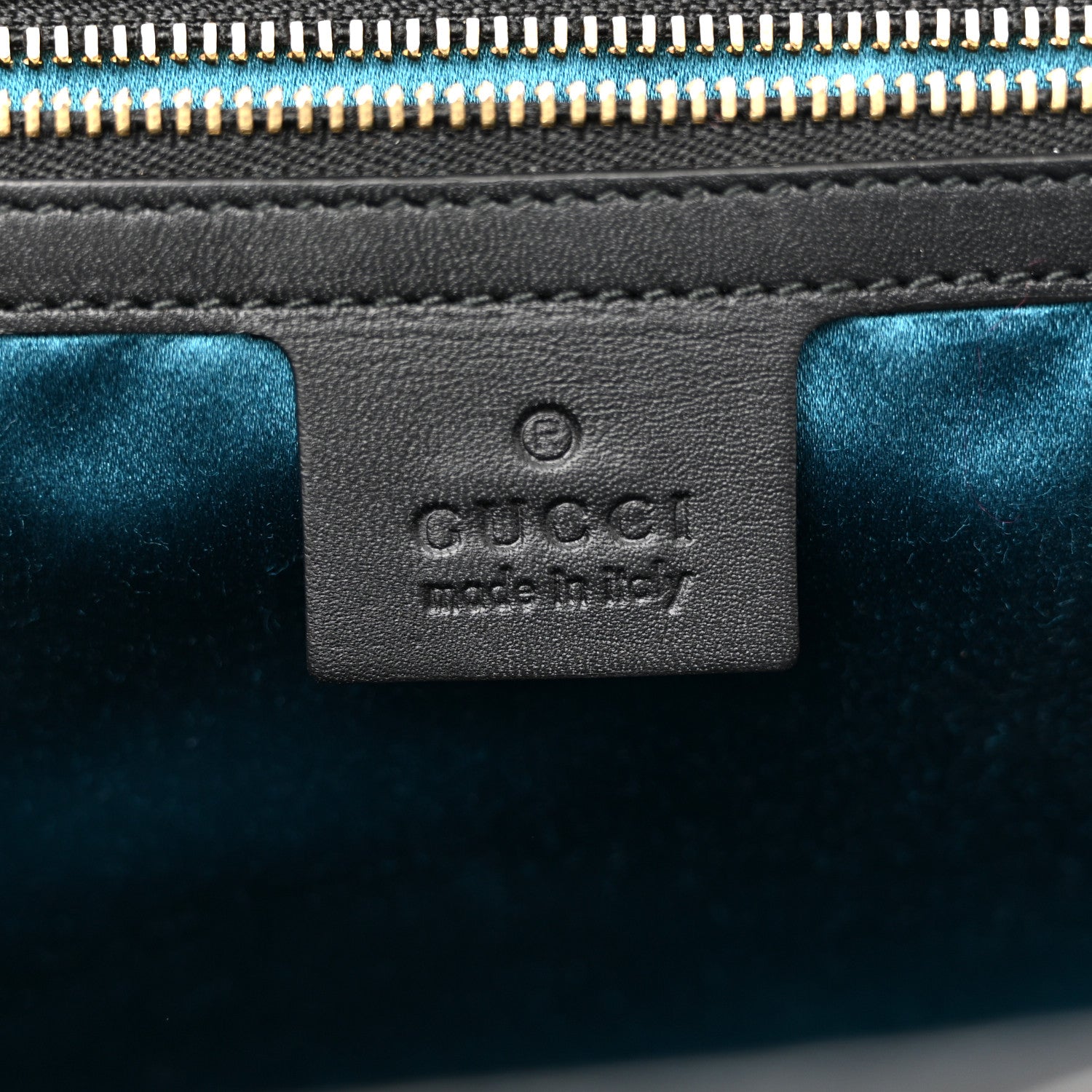 Gucci Suede Patent Web Dragon Embroidered Medium Ophidia Chain Shoulder Bag Blue Multicolor Black 10 of 21