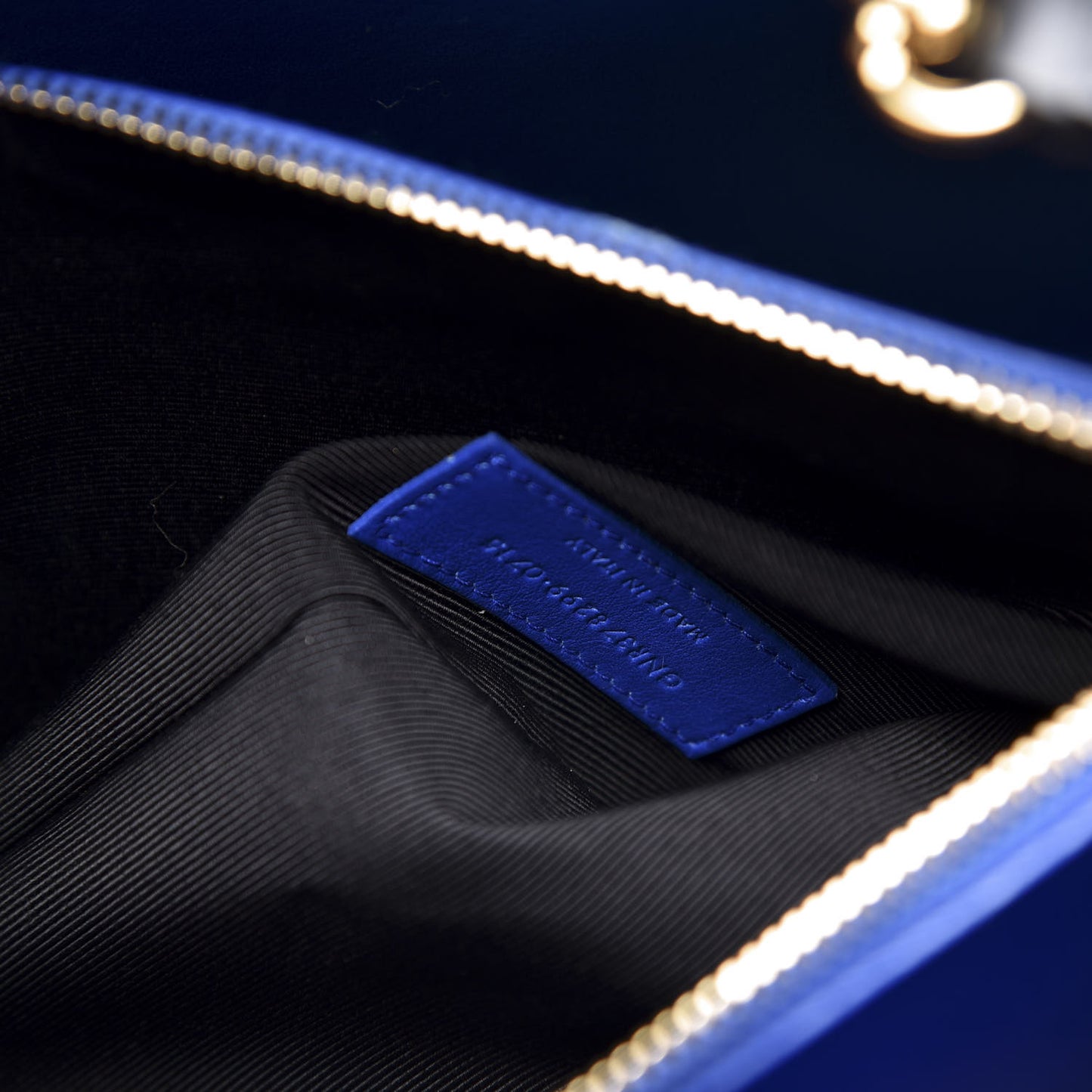 Calfskin Small Sac De Jour Black Blue Majorelle
