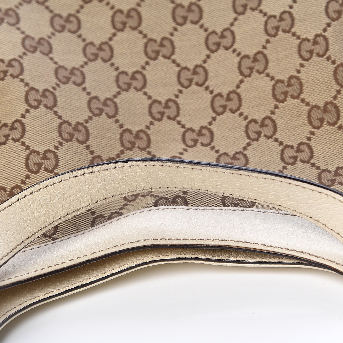 Monogram Medium Charmy Shoulder Bag Off White