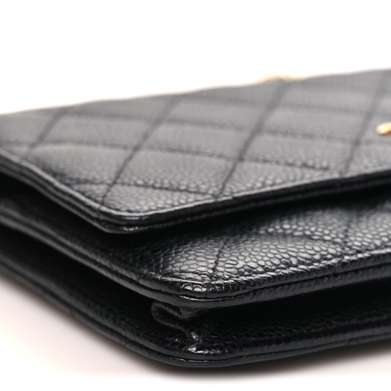 Chanel Caviar Quilted Wallet on Chain WOC Black 10 of 11