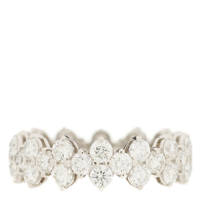 Tiffany Platinum Diamond Aria Eternity Ring 50 5.25 1 of 3