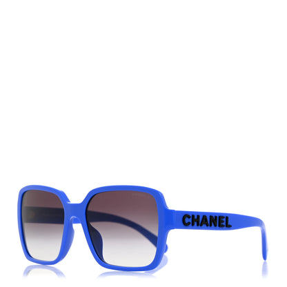 Chanel Acetate Square Sunglasses 5408-A Blue 1 of 8