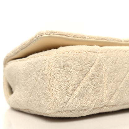 Saint Laurent Terry Patchwork Monogram Medium Jamie Tropical Sand 9 of 10