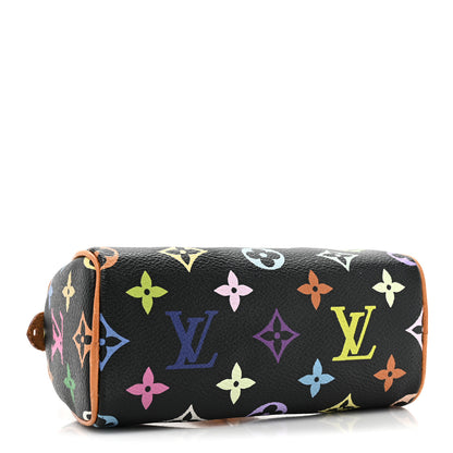 Louis Vuitton Monogram Multicolor Mini Sac HL Speedy Black 4 of 12