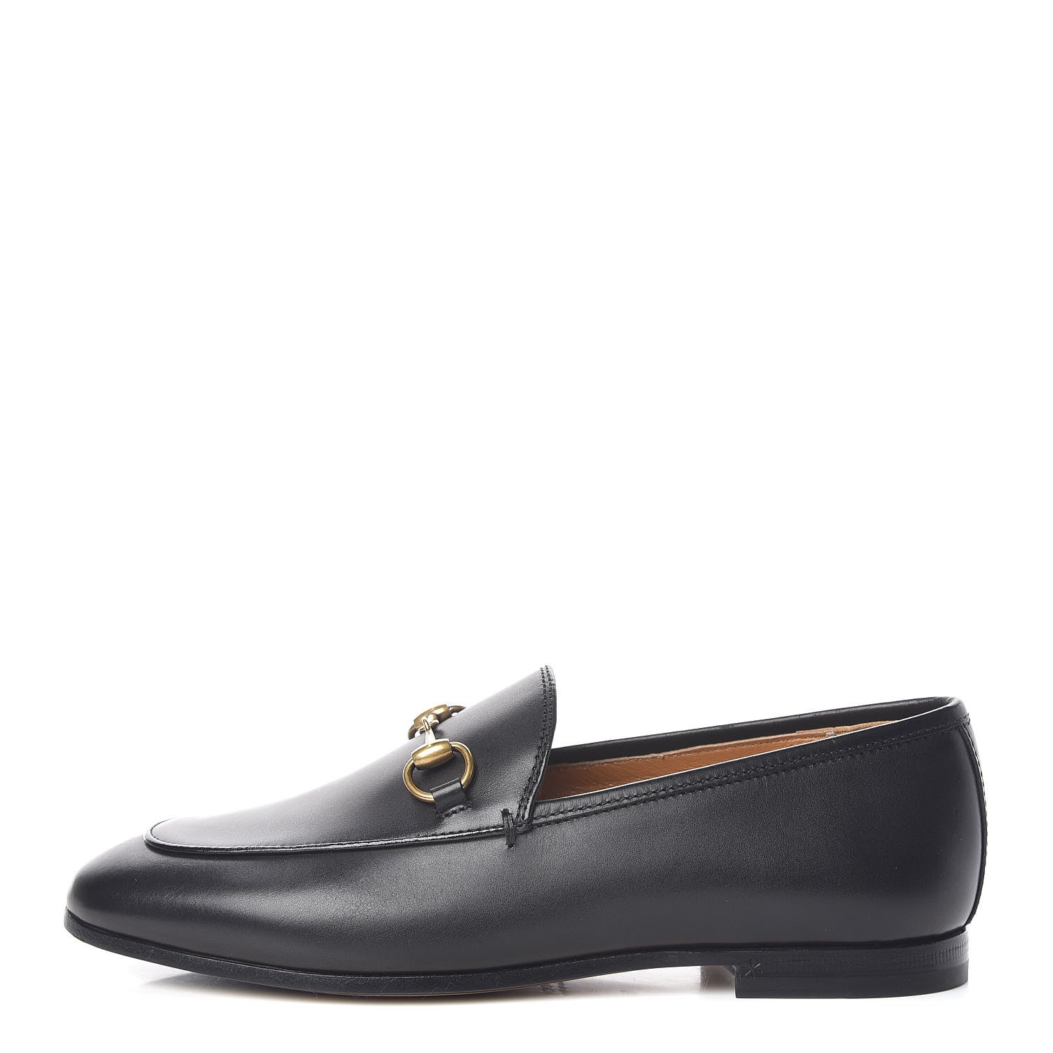 Gucci Calfskin Womens Jordaan Loafers 35 Black 1 of 9