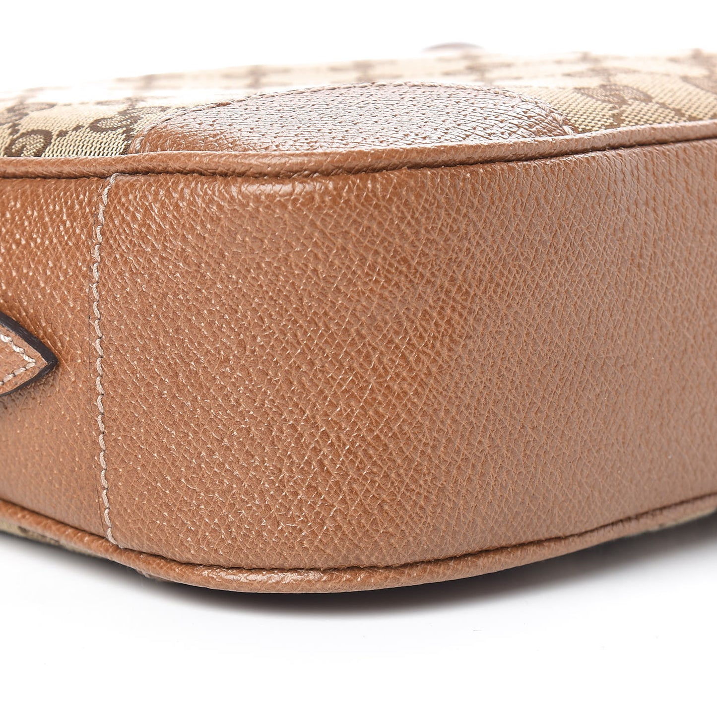 Monogram Mini Bree Messenger Bag Beige Tabacco