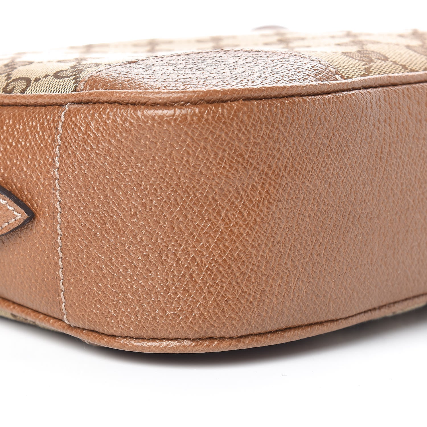 Gucci Monogram Mini Bree Messenger Bag Beige Tabacco 9 of 11