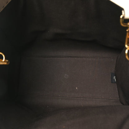 Fendi Canvas Vitello King Logo Embroidered Medium Fendi Sunshine Shopper Tote Grezzo Ghianda 5 of 9