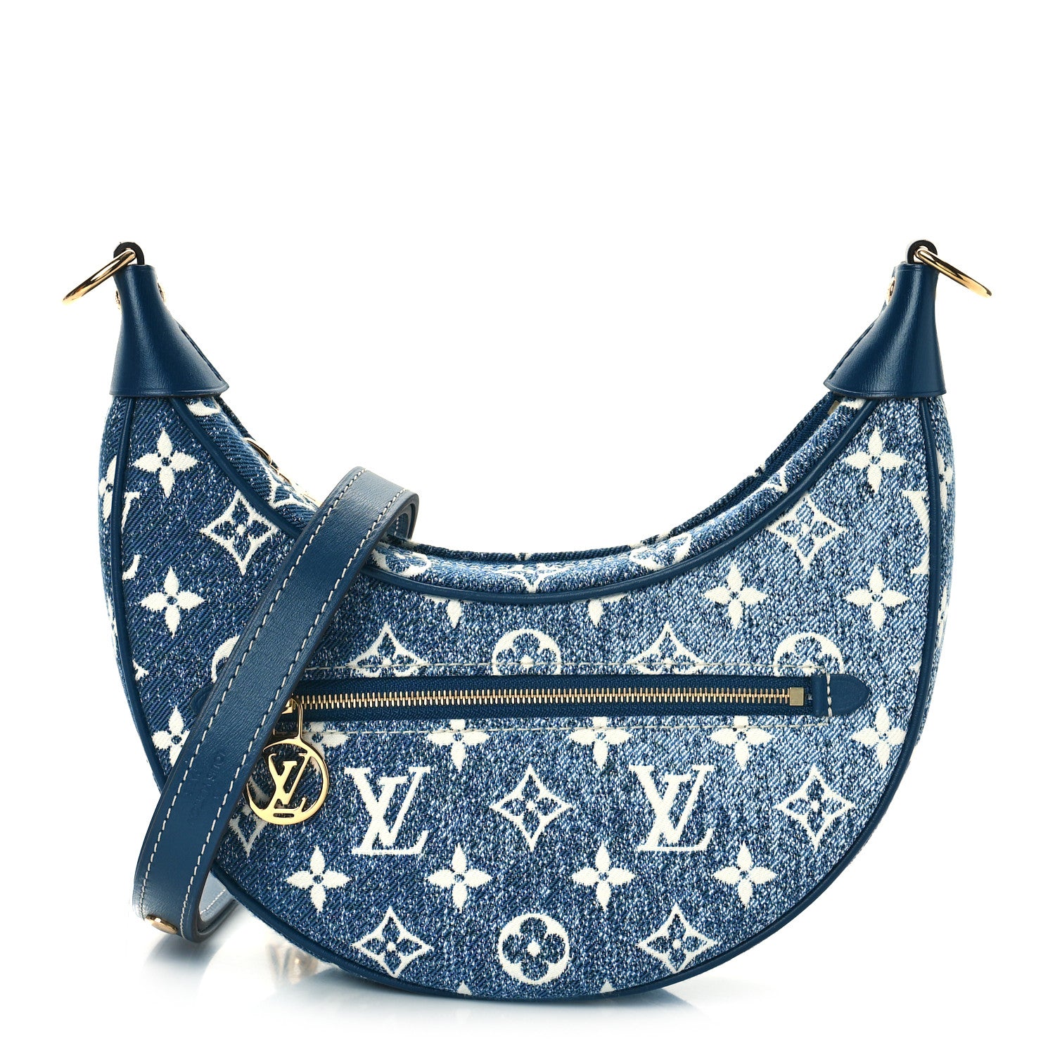Louis Vuitton Monogram Jacquard Denim Loop Bleu 1 of 9