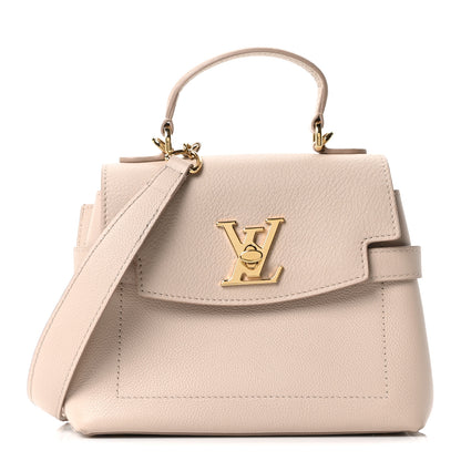 Louis Vuitton Soft Calfskin Mini Lockme Ever Greige 1 of 8