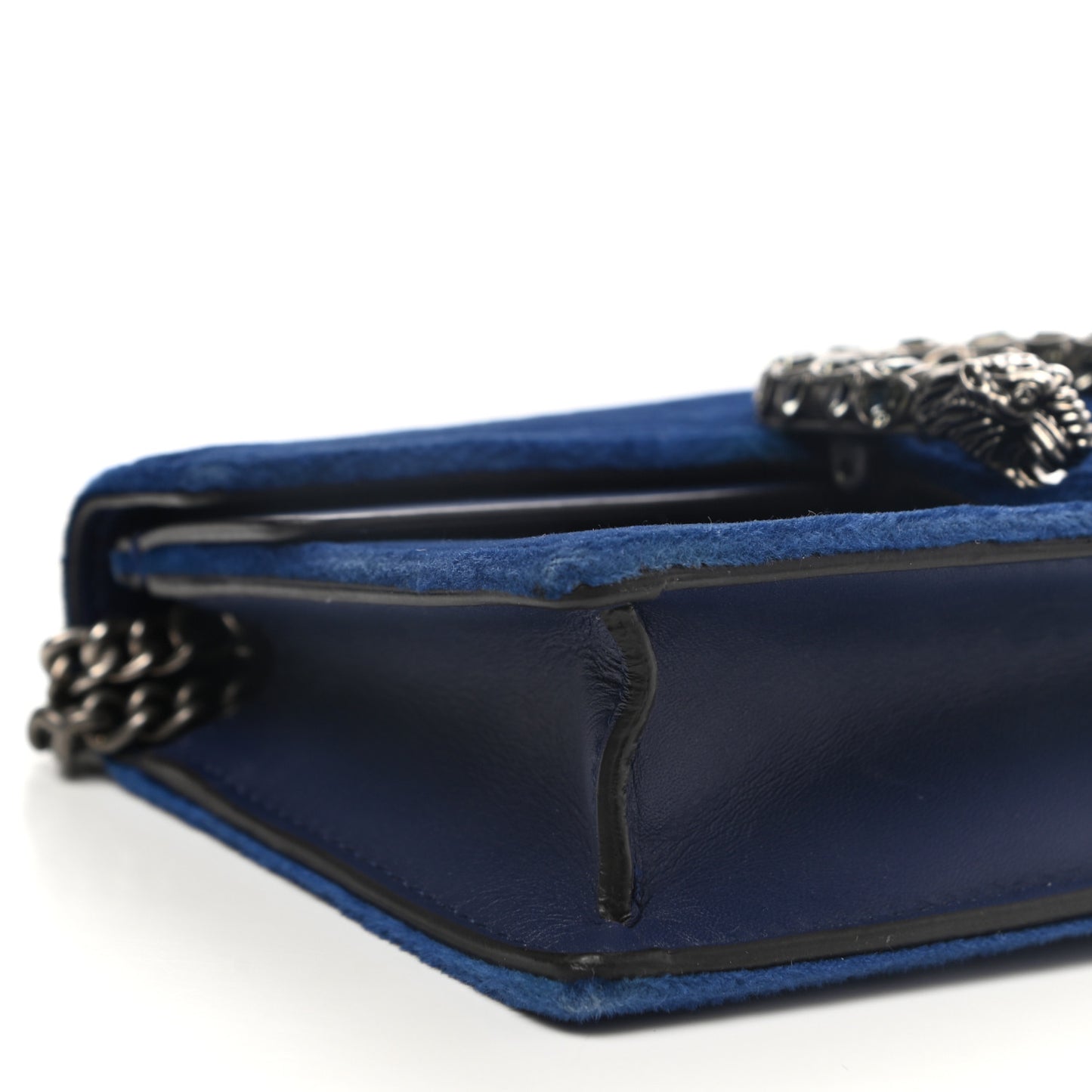 Velvet Super Mini Dionysus Shoulder Bag Cobalt