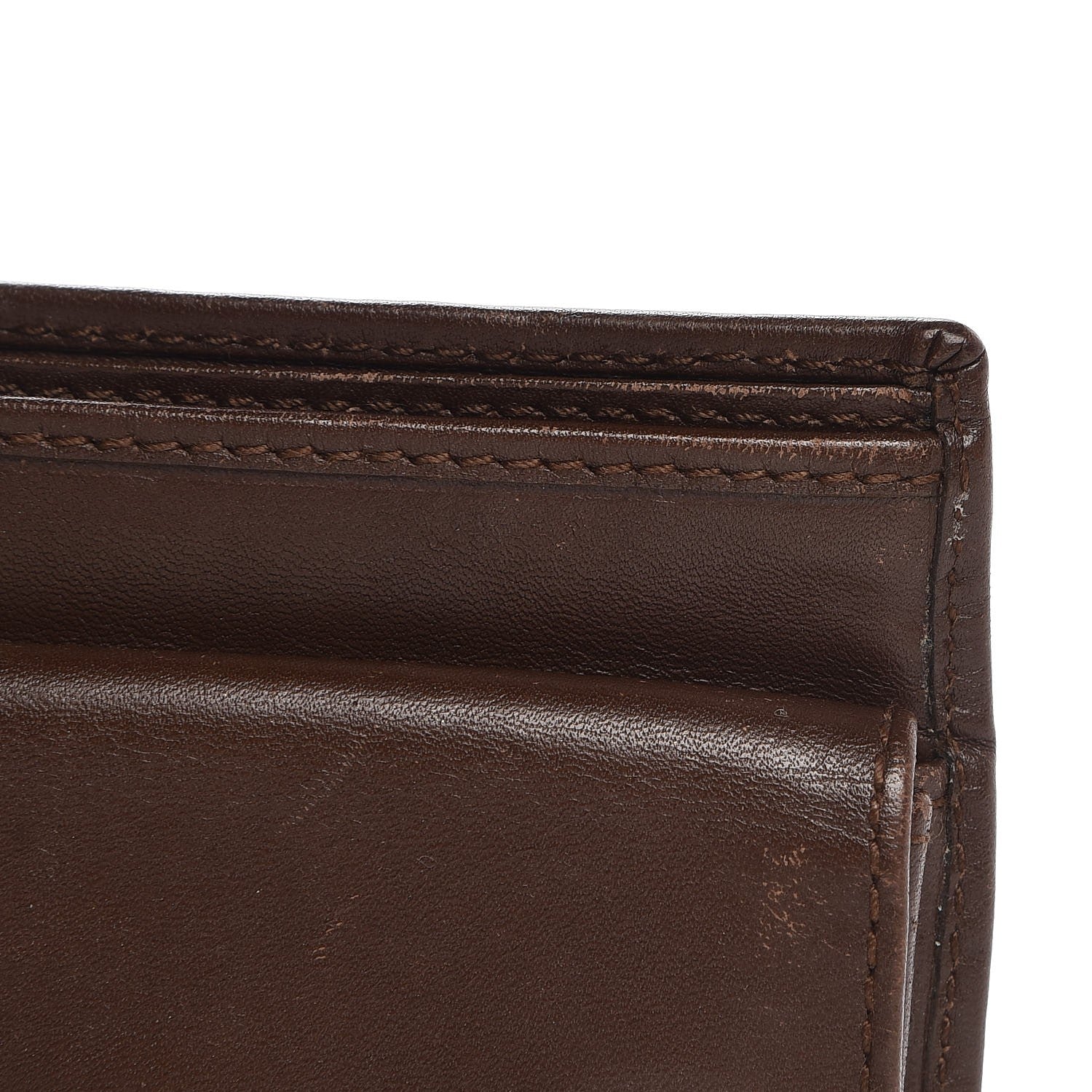 Gucci GG Monogram Bi-Fold Wallet Dark Brown 9 of 15
